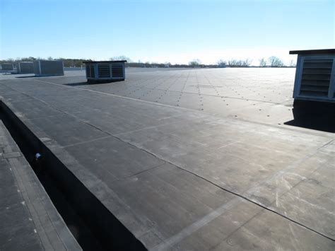 Picture of Clean Commercial Flat Roof with Different Levels